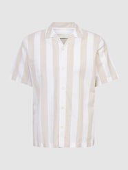 Koszula casualowa ze wzorem w paski model ‘SUMMER’ od Jack & Jones Premium Beżowy - 3