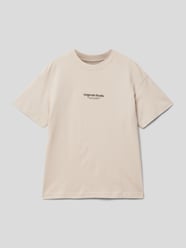 T-shirt met labelprint van Jack & Jones Wit - 27
