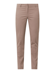 Stoffhose in schmaler Passform mit Stretch-Anteil von Montego Beige - 35