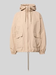 Jacke mit Kapuze und Pattentaschen von Jake*s Casual Pink - 47