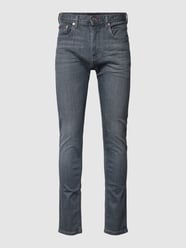 Slim Fit Jeans mit Label-Patch von Tommy Hilfiger Grau - 42