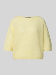 Relaxed Fit Strickshirt mit Alpaka-Anteil in Strick-Optik von Luisa Cerano - 46