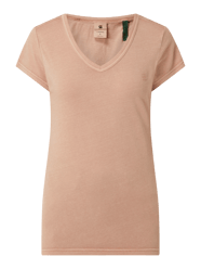 T-shirt van biologisch katoen, model 'Eyben'  van G-Star Raw Oranje - 28