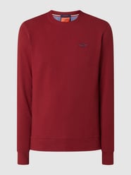 Regular Fit Sweatshirt mit Stretch-Anteil von Aeronautica Militare Rot - 27