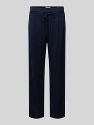 Tapered Fit Jogpants mit Tunnelzug von Christian Berg Woman Blau - 27