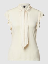 T-Shirt mit Volants von Lauren Ralph Lauren Weiß - 4