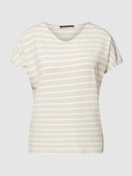 T-Shirt mit Streifenmuster von Betty Barclay Beige - 47