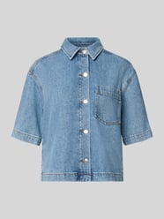 regular fit jeansblouse van mix van lyocell en linnen met met katoen en lyocell, en katoen van Marc O'Polo - 12