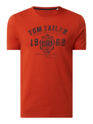 T-Shirt mit Logo-Print von Tom Tailor Orange - 9