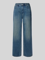 Wide Fit Jeans mit hoher Taille Modell 'TOKEY' von Vero Moda Blau - 5