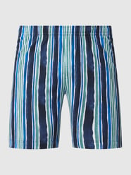 Pyjama-Hose mit Streifenmuster Modell 'Maastricht'  von Mey Blau - 35