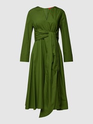 Midikleid mit Bindegürtel Modell 'RIALTO' von MAX&Co. Grün - 27
