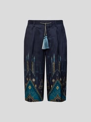 Bermudas mit Allover-Muster von Etro Blau - 13