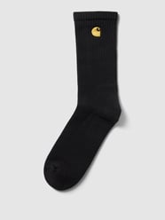Socken mit Label-Stitching Modell 'Chase' von Carhartt Work In Progress Schwarz - 35