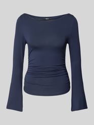 Longsleeve mit Raffungen von Gina Tricot Blau - 35