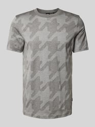 T-Shirt mit Label-Detail Modell 'Thompson' von BOSS Grau - 40