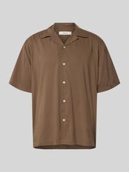 relaxed fit vrijetijdsoverhemd van mix van biologisch katoen en modal model 'RELAXAIR' van Selected Homme - 46