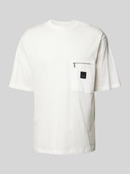 Oversized T-Shirt mit Label-Patch von ARMANI EXCHANGE Weiß - 33