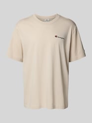 T-Shirt mit Rundhalsausschnitt und Logo von CHAMPION Beige - 48