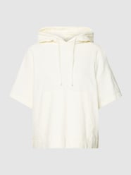 Hoodie met kangoeroezak, model 'IDENI' van Drykorn Wit - 48