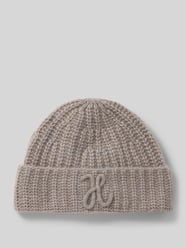 Strickmütze aus Kaschmir mit Logo-Detail von Hemisphere - 5