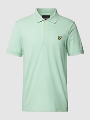 Poloshirt mit Logo-Patch von Lyle & Scott Grün - 25