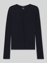 Slim fit gebreid jack van scheerwol van BOSS - 10