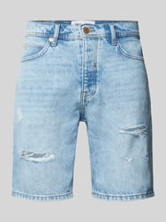 Regular Fit Jeansshorts im Destroyed-Look Modell 'EDGE' von Only & Sons Blau - 34