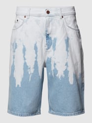 Jeansshorts mit Farbkontrasten von REVIEW Blau / Türkis - 26