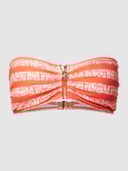 Bikini in bandeaumodel, model 'Kyoto Stripe Bandeau Bikini' van MICHAEL Michael Kors Rood - 22