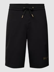 Sweatshorts mit Label-Detail von ARMANI EXCHANGE Schwarz - 46