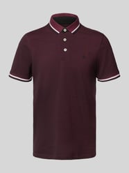 Slim Fit Poloshirt mit Logo-Stitching Modell 'PAULOS' von Jack & Jones Bordeaux - 22