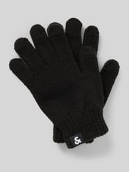 Handschuhe mit Label-Detail Modell 'BARRY' von Jack & Jones Schwarz - 46