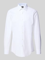 Slim Fit Businesshemd aus Baumwoll-Mix Modell 'H-HANK' von BOSS - 33