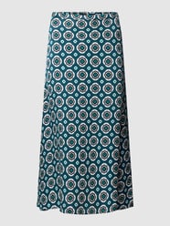 Midirok met all-over motief van Marc O'Polo Groen - 41