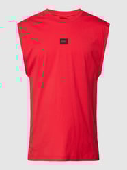 Tanktop mit Label-Patch Modell 'Dankto' von HUGO Rot - 7