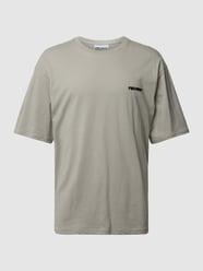 Basic T-Shirt mit Logo von REVIEW Grau - 42