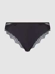 Tanga aus Mikrofaser Modell 'Georgia' von Passionata Schwarz - 46