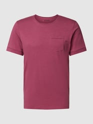 T-Shirt mit Brusttasche von NO EXCESS Pink - 4