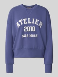 relaxed fit sweatshirt van viscosemix model 'Nima' van MOS MOSH - 3