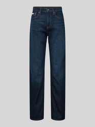 High Rise Straight Fit Jeans mit Label-Detail von Calvin Klein Jeans - 28