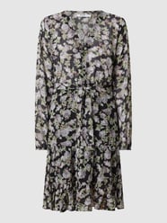 Blusenkleid aus Chiffon  von NA-KD Grau / Schwarz - 27