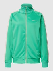 Trainingsjack met contraststrepen, model 'SIMA' van TheJoggConcept Groen - 27