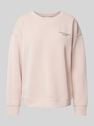 Sweatshirt mit Statement-Detail von Jake*s Collection Rosa - 36