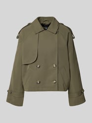 Trencz o kroju boxy fit z dwurzędowym zapięciem na guziki model 'CHLOE' od VERO MODA - 39