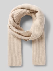 Grof gebreide sjaal in rechthoekig model van Christian Berg Woman Beige - 37