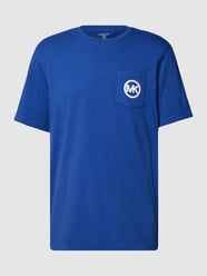 T-shirt z nadrukiem z logo od MICHAEL Michael Kors Niebieski - 17