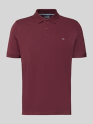 Regular Fit Poloshirt mit Stitching von Christian Berg Men Bordeaux - 40