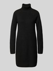 Sukienka z dzianiny o kroju podkreślającym figurę z raglanowymi rękawami model ‘ELLEN’ od Pieces - 19