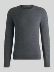 Relaxed fit gebreide pullover van puur kasjmier, model 'EMIGLIORE' van BOSS - 47